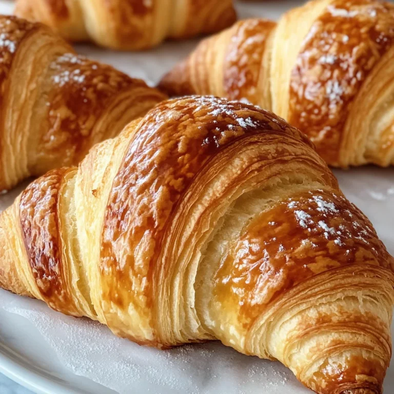 Classic Butter Croissants Recipe