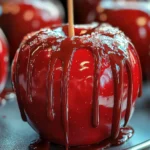 Classic Red Candy Apples Drizzle