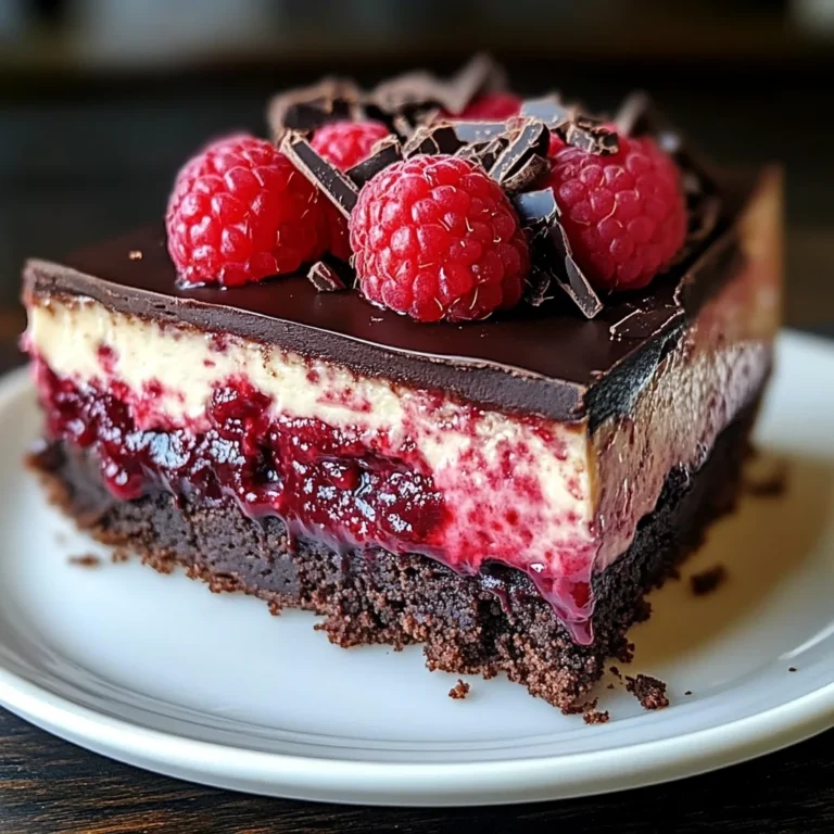 Dark Chocolate Raspberry Cheesecake: Indulge in a Decadent Dessert Delight