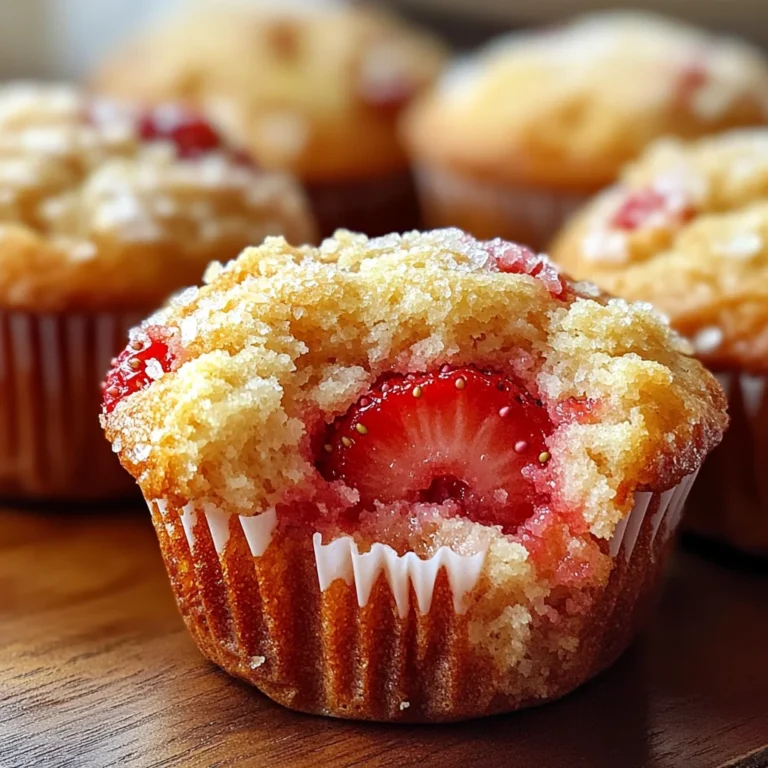 Delightful Fresh Strawberry Muffins