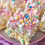 Easter Bunny Marshmallow Popcorn Bars