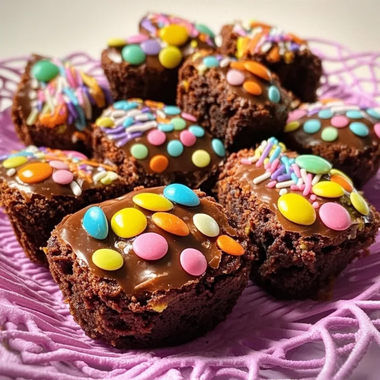 Easter Egg Brownies