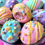 Easter Egg Cookie Dough Truffles