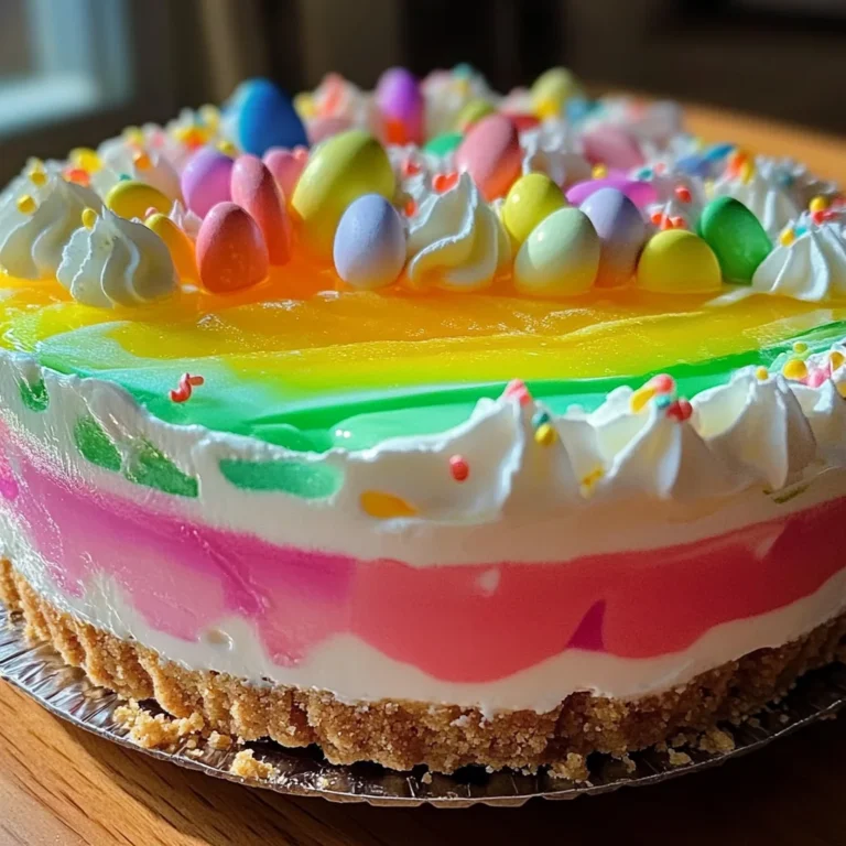 Easter No Bake Jello Pie