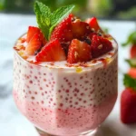 Easy 4-ingredient Strawberry Sago