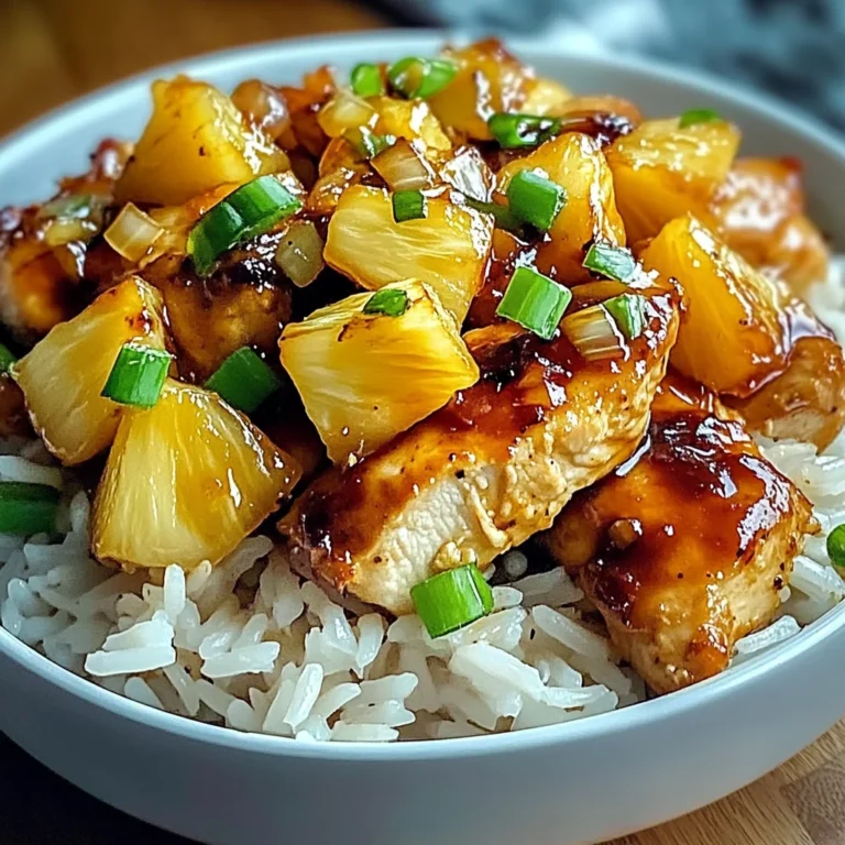 Easy Pineapple Chicken with Rice: A Flavorful Tropical Twist