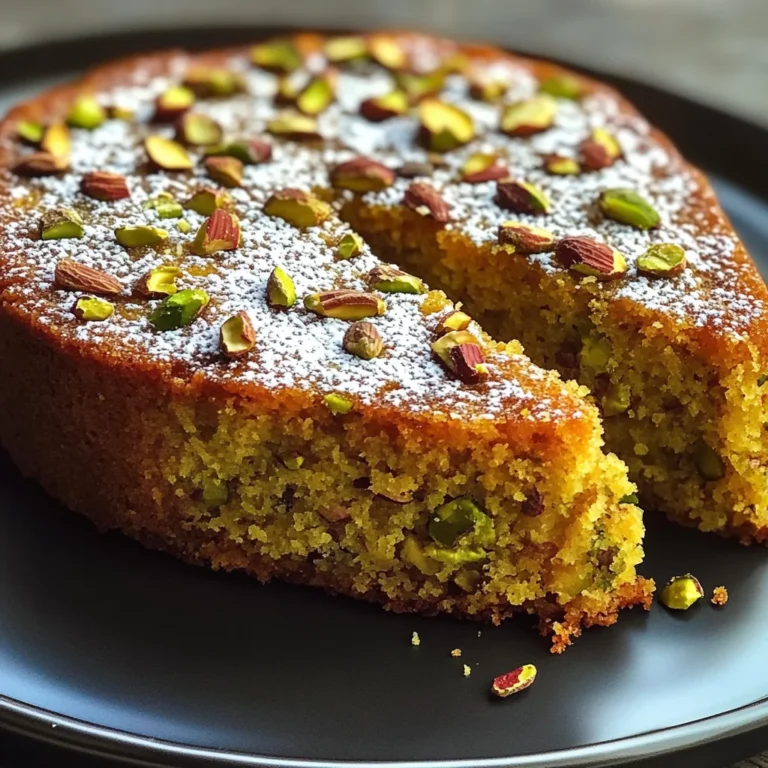 Flourless Orange Pistachio Almond Cake