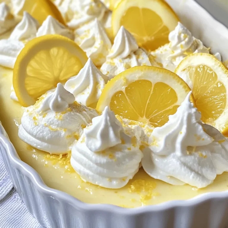 Fresh Lemon Mousse