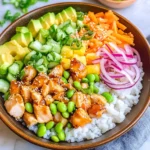 Hawaiian Inspired Chicken Poke Bowl That's Bursting with Flavor