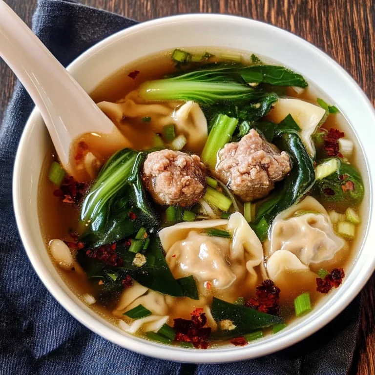 Lazy Wonton Soup