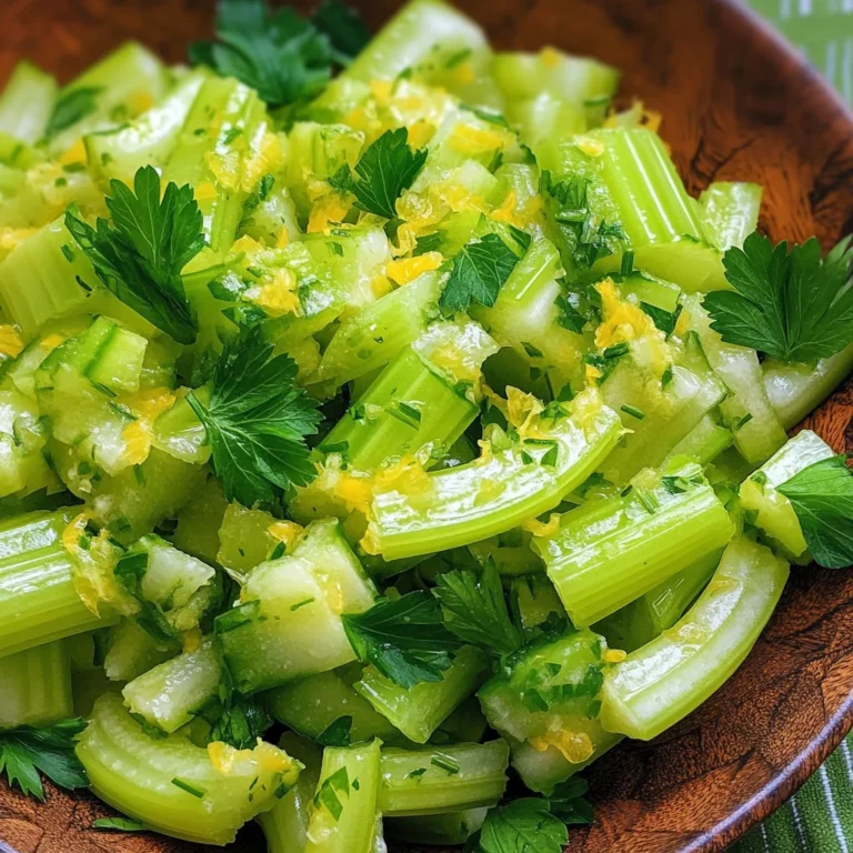 Lemony Celery Crunch Salad