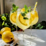 Limoncello Spritz (A Lemon Prosecco mocktail)