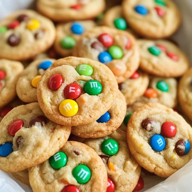 Mini M&M Cookies (Itty Bitty!)