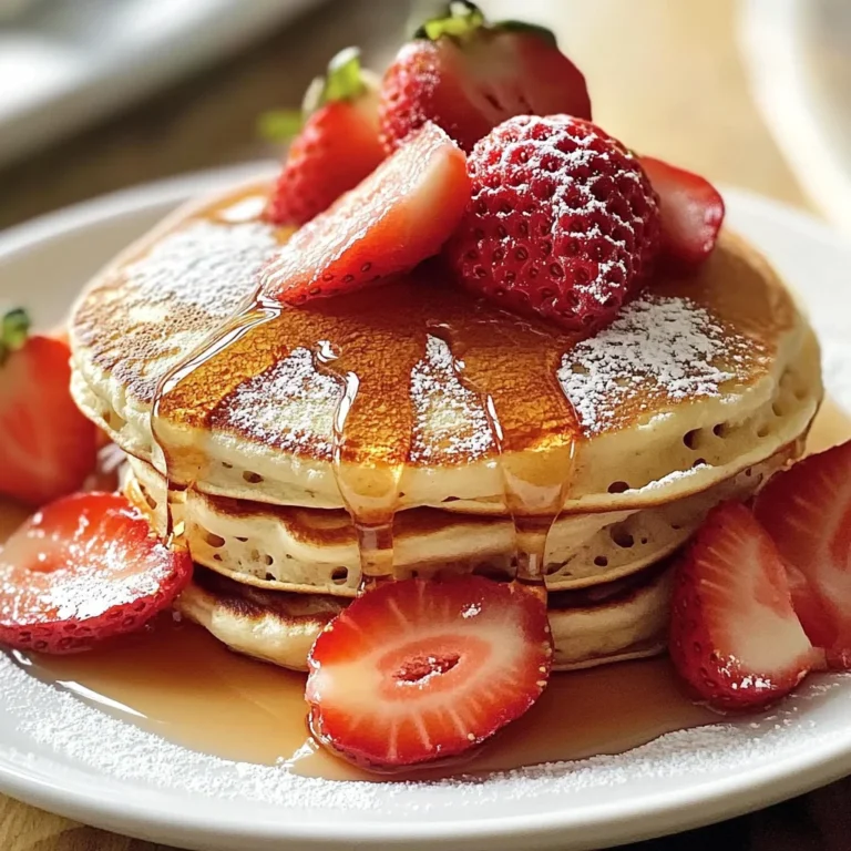 Perfect Breakfast Strawberry Pancakes - Alrightwithme