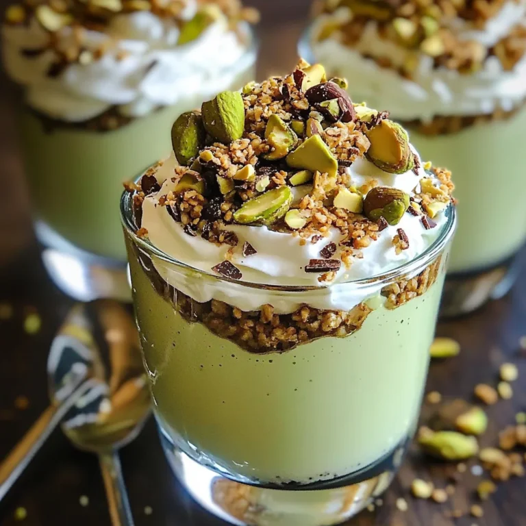 Pistachio Pudding Parfaits