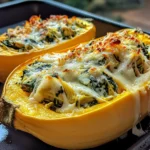 Spinach Artichoke Stuffed Squash: A Creamy, Cozy Delight