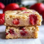 Strawberry Blondies {one bowl}
