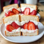 Strawberry Cream Sandwiches