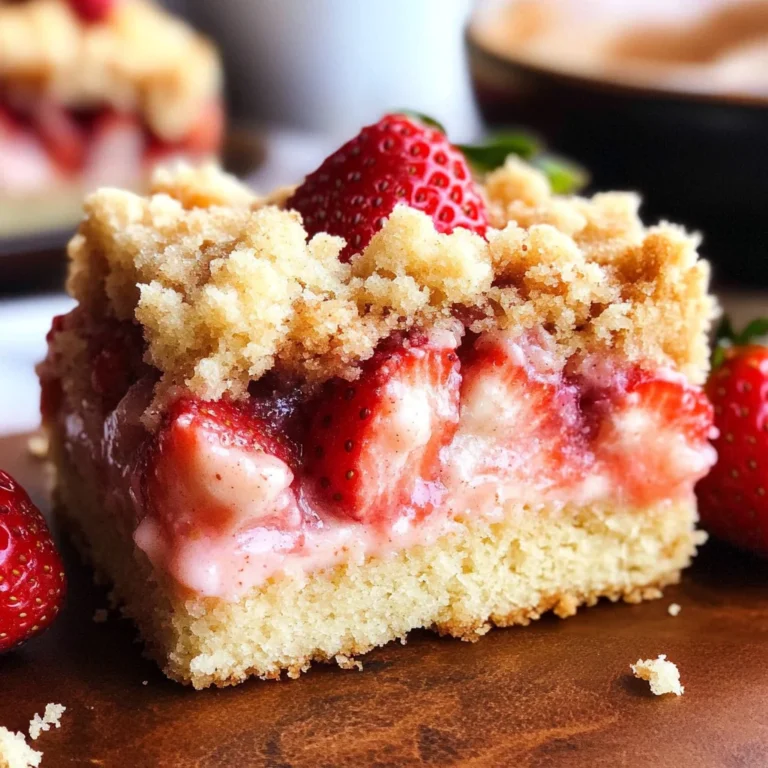 Strawberry Crumb Cake