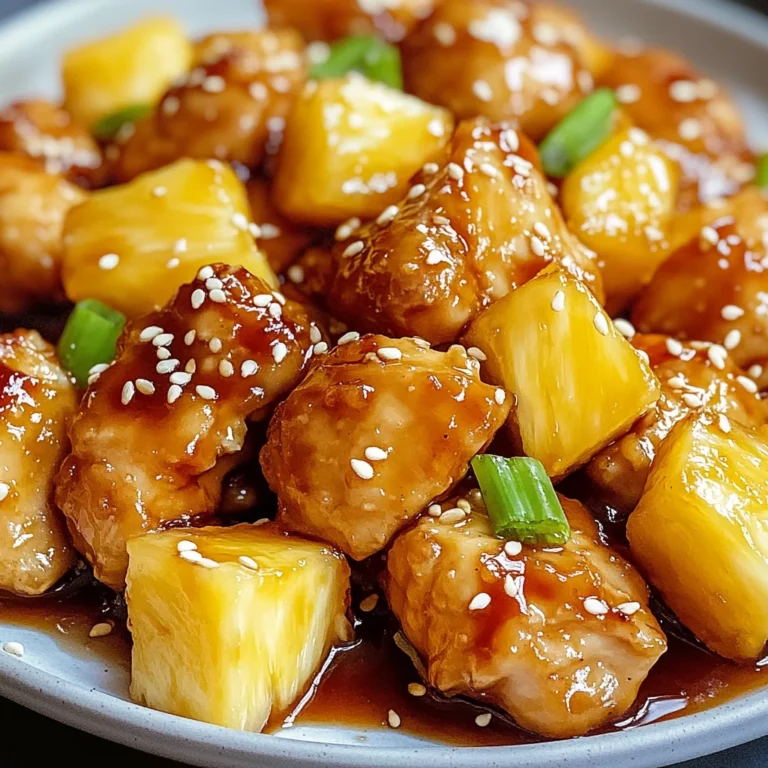 Sweet and Tangy Pineapple Chicken