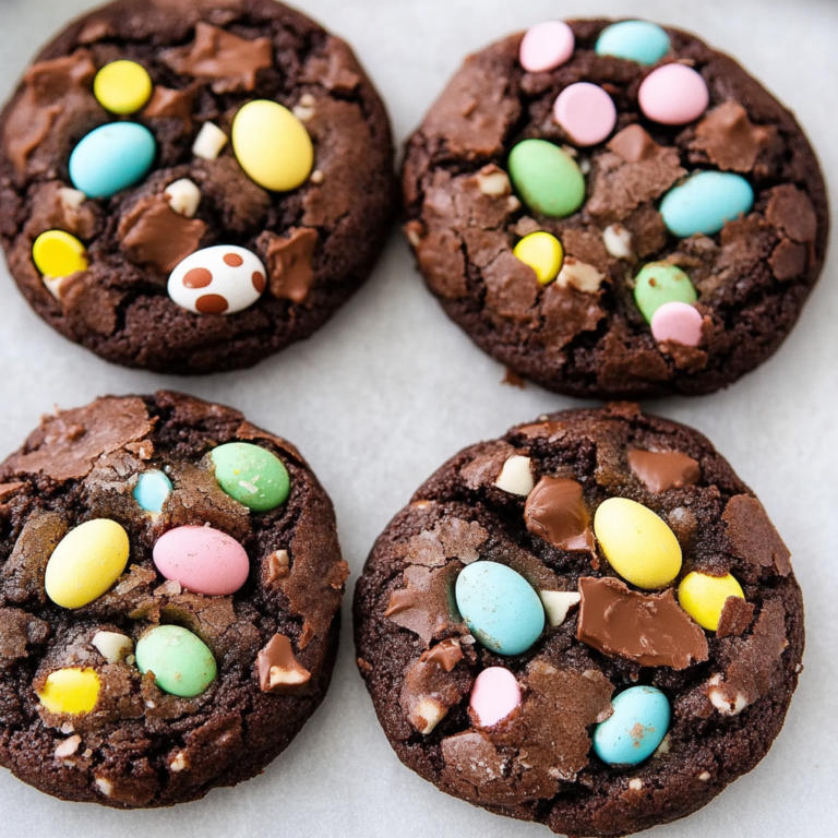 Mini Egg Brownie Cookies