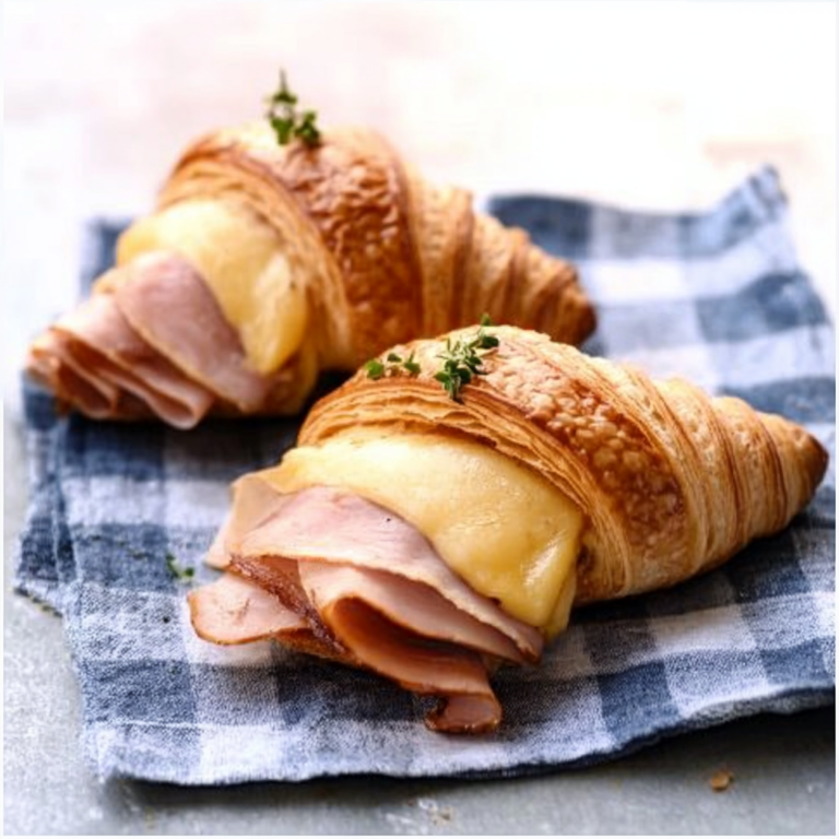 chicken ham and Cheese Croissant