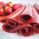 3-Ingredient Homemade Strawberry Fruit Roll-Ups