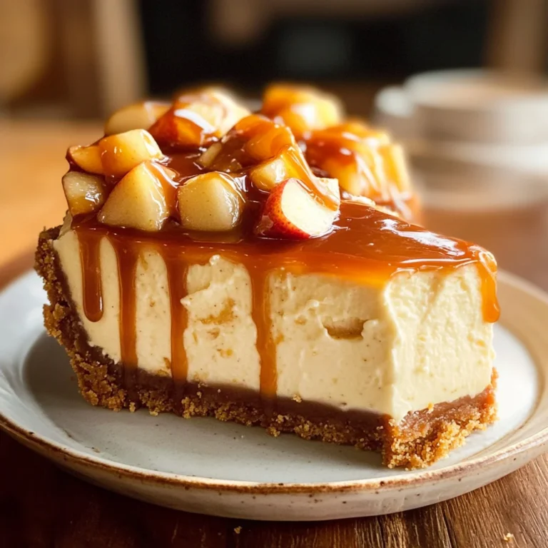 Caramel Apple Cheesecake Recipe