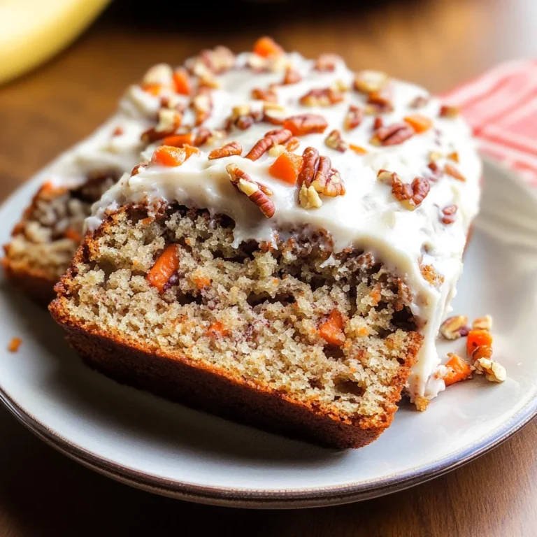 Carrot Cake Banana Bread