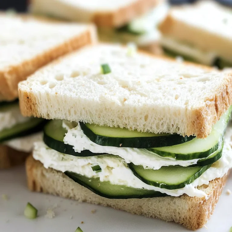 Cucumber Sandwich Recipe