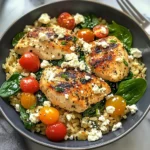 Delicious Greek Chicken and Lemon Rice: Easy One-Pan Wonder