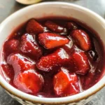 Easy homemade strawberry sauce