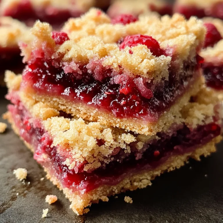 Fabulous Five Ingredient Raspberry Bars