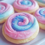 Fluffy Cotton Candy Cookies