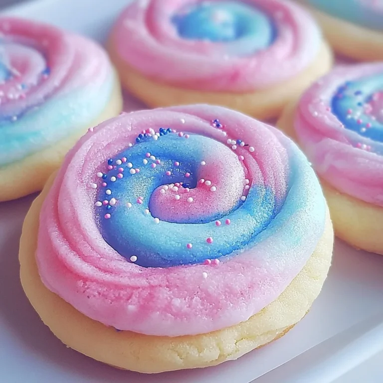 Fluffy Cotton Candy Cookies