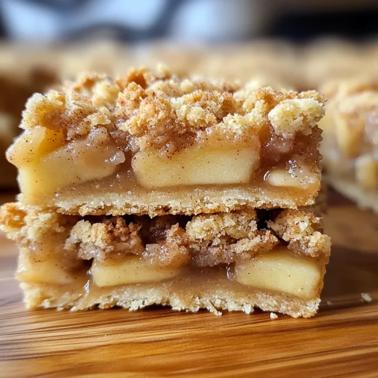 Homemade Apple Crisp Shortbread Bars - theamazingfood