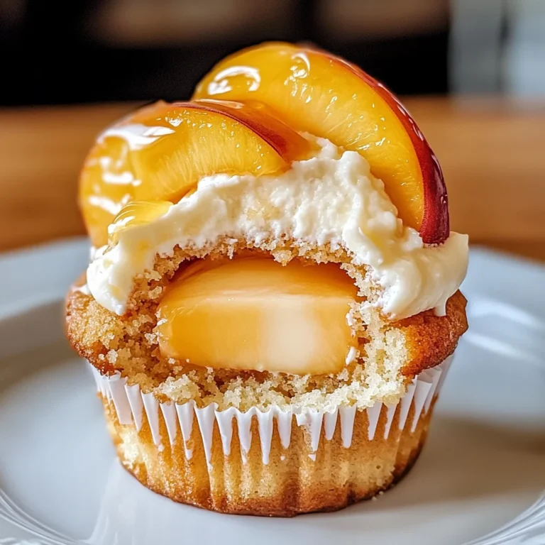 Honey Peach Cream Cheese Cupcakes That Scream Summer Delight