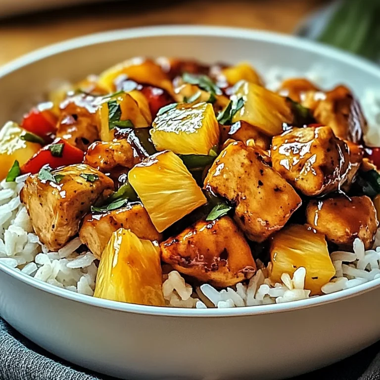 Irresistible Easy Pineapple Chicken and Rice Skillet Delight