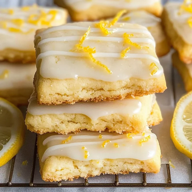 Lemon Shortbread Cookies
