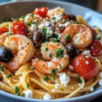 Mediterranean Shrimp Pasta