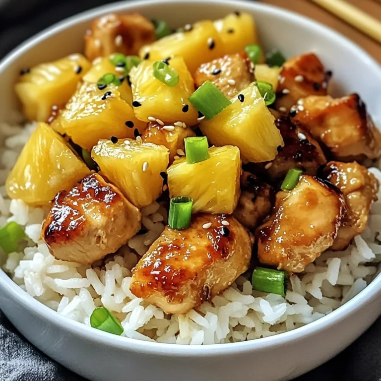 Pineapple Chicken and Rice Recipe – Easy Tropical Flavor
