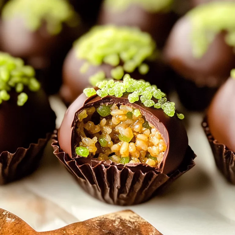 Popping Apple Caramel Truffles