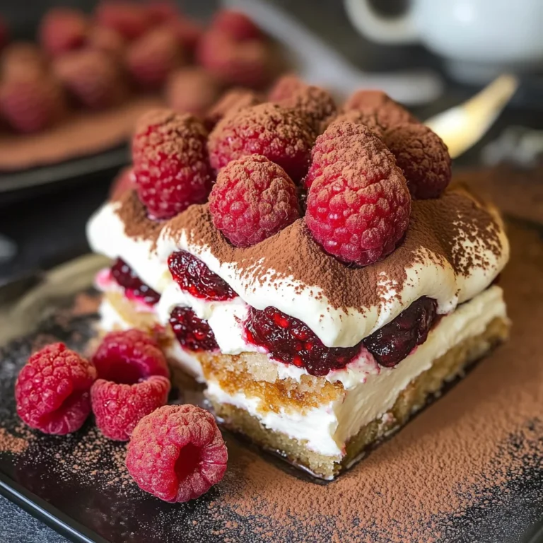 Raspberry Tiramisu