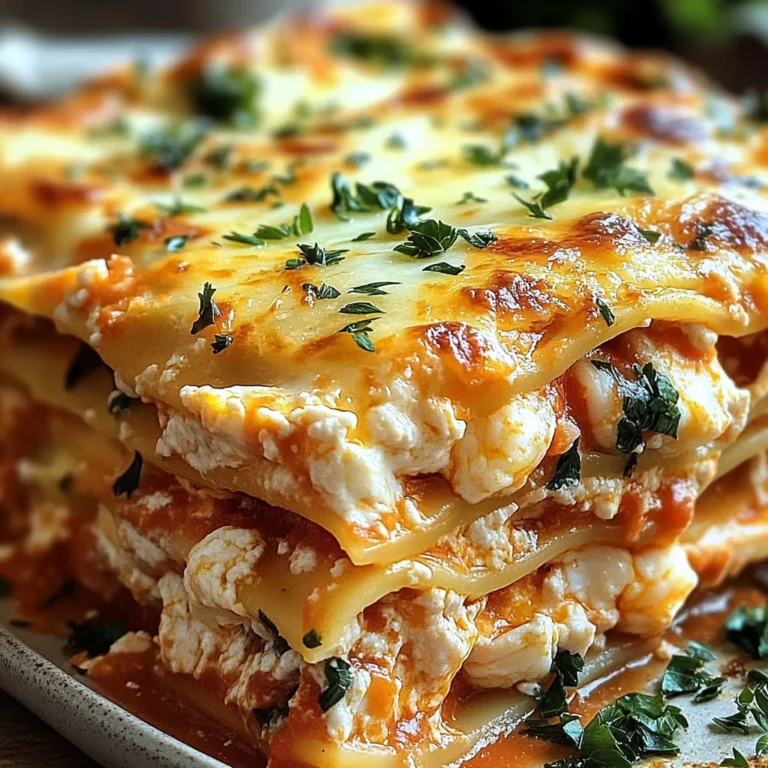 Seafood Lasagna