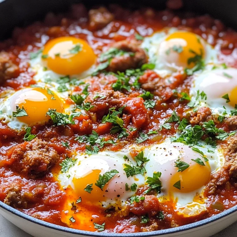 Shakshuka with Italian Sausage