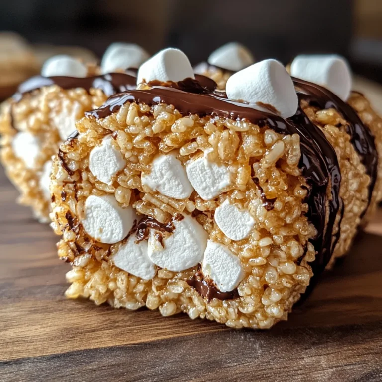 S’mores Rolled Rice Krispie Treats