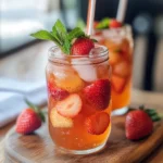 Southern Strawberry Sweet Iced Tea