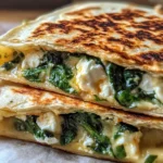 Spinach and Feta Quesadillas Recipe