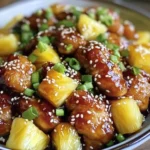 Sticky Teriyaki Pineapple Chicken