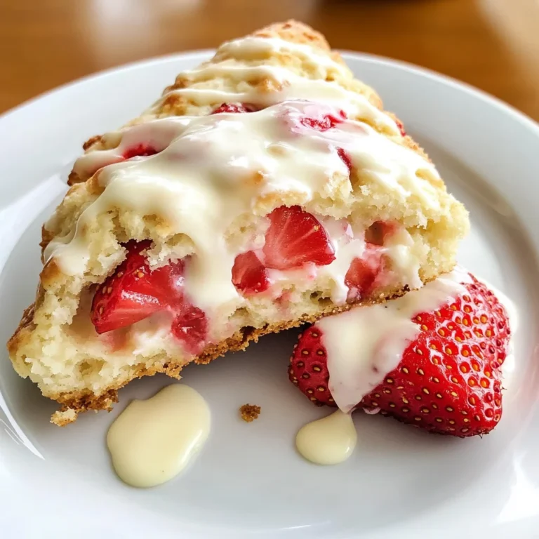 Strawberries and Cream Scones